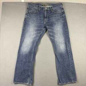 American Eagle Outfitters Jeans Men's 36x32 Original Boot Medium Wash Distressed